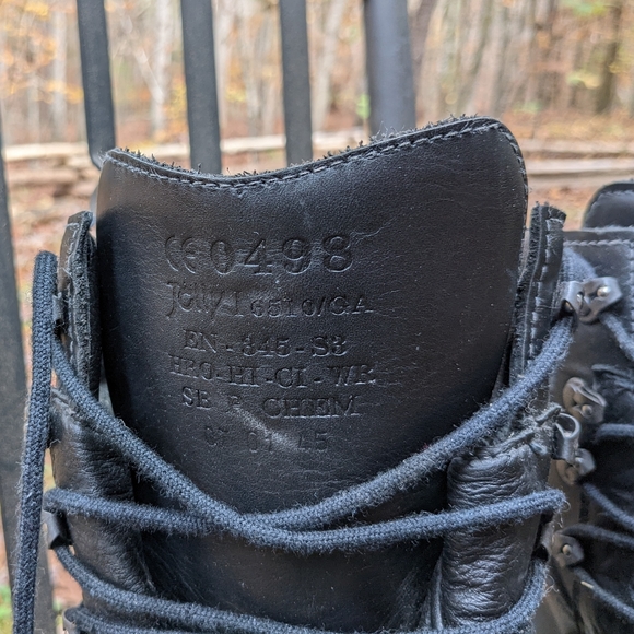 Jolly 6510/GA Black Storm Black Gore-Tex Military Police Combat Boots Steel Toe - Picture 7 of 9